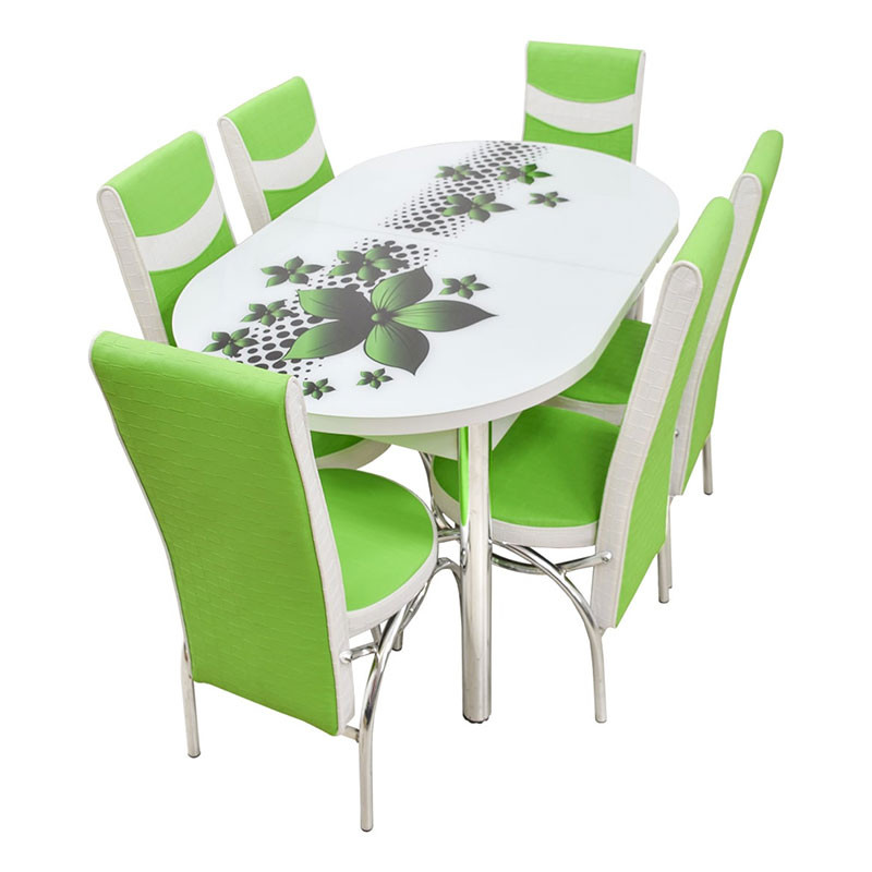 Set de masă ES 125 (6 scaune)
