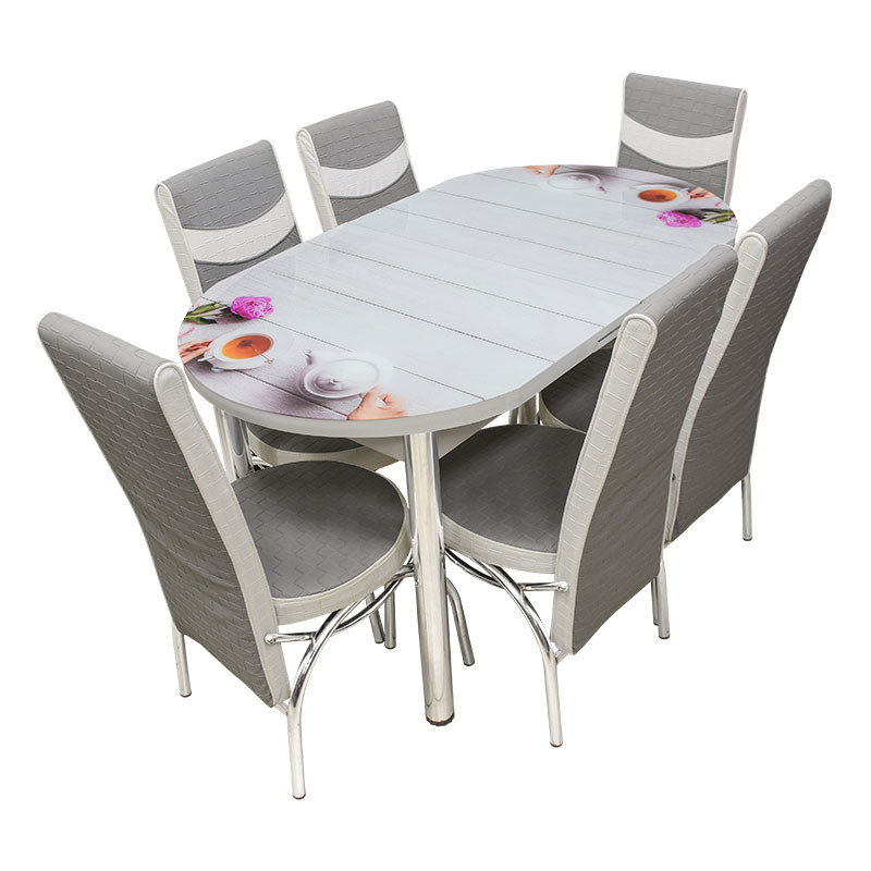 Set de masă ES 123 (6 scaune)