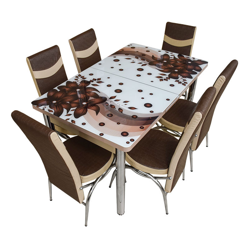 Set de masă ES 18 (6 scaune)