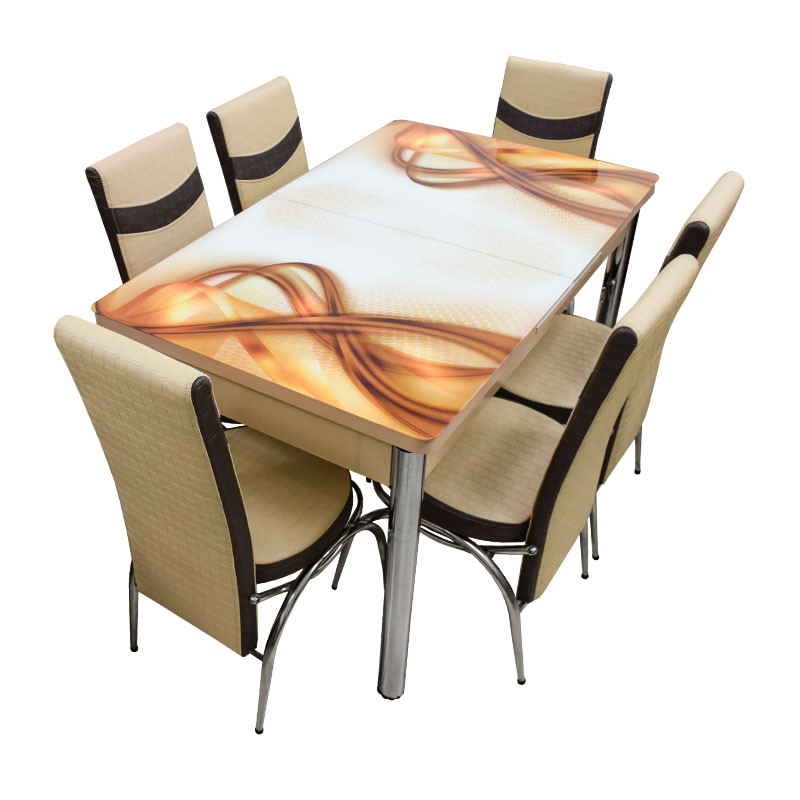 Set de masă ES 33 (6 scaune)