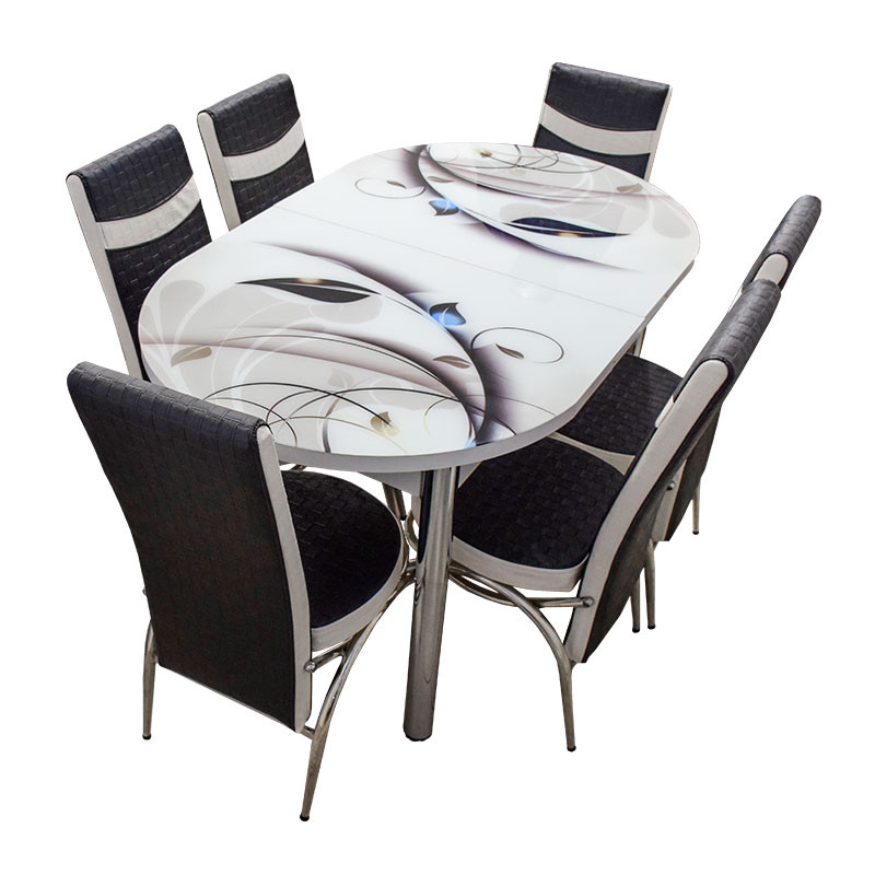 Set de masă ES 100 (6 scaune)