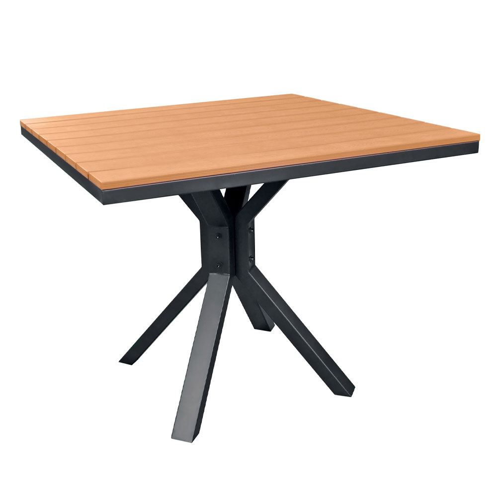 Стол для террасы Deco TER-F20 Серый/Дерево