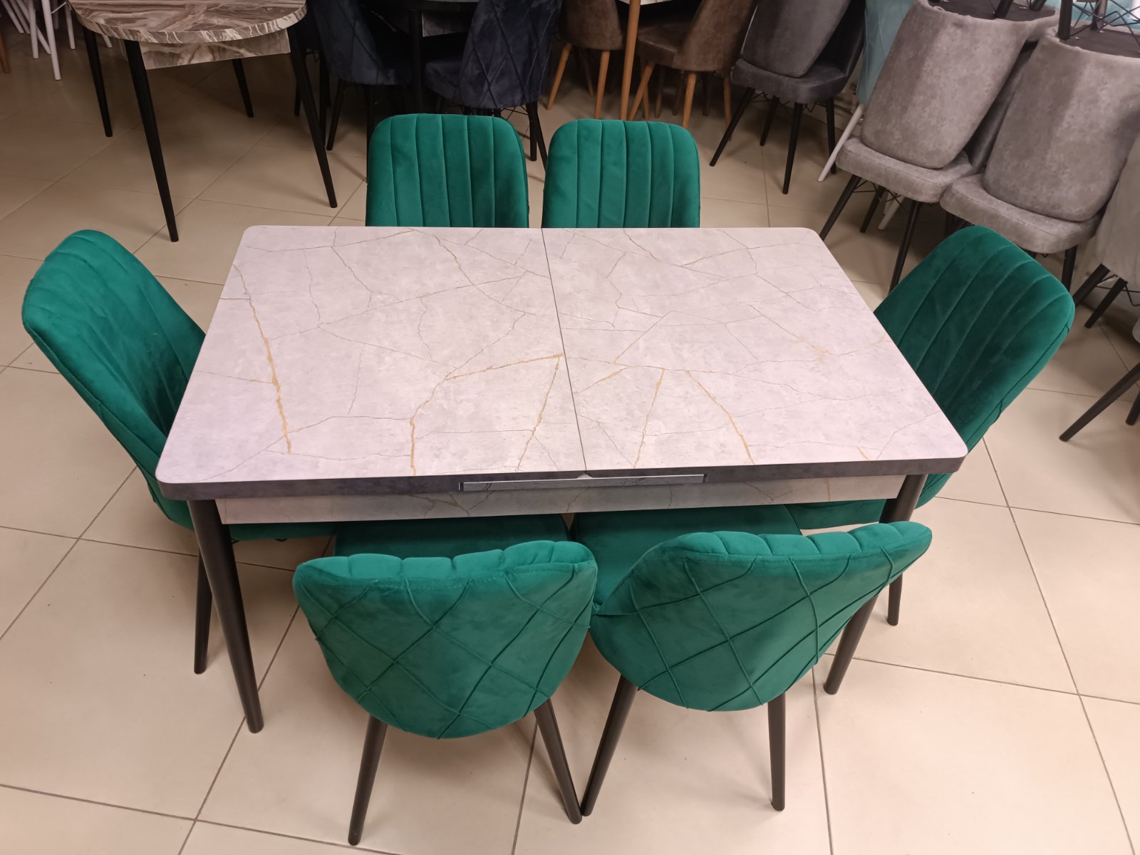Set de masă ES 235 (6 scaune)