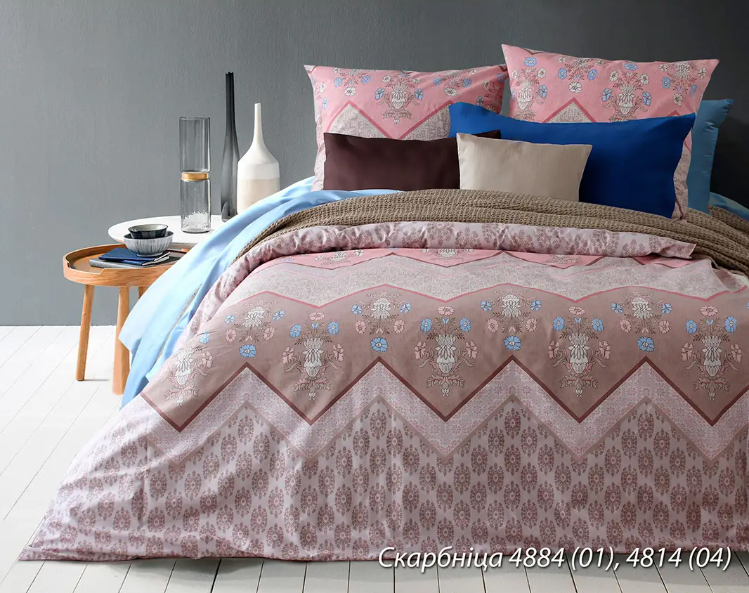 Lenjerie de pat Blakit Premium Scarbnita (1 persoană)