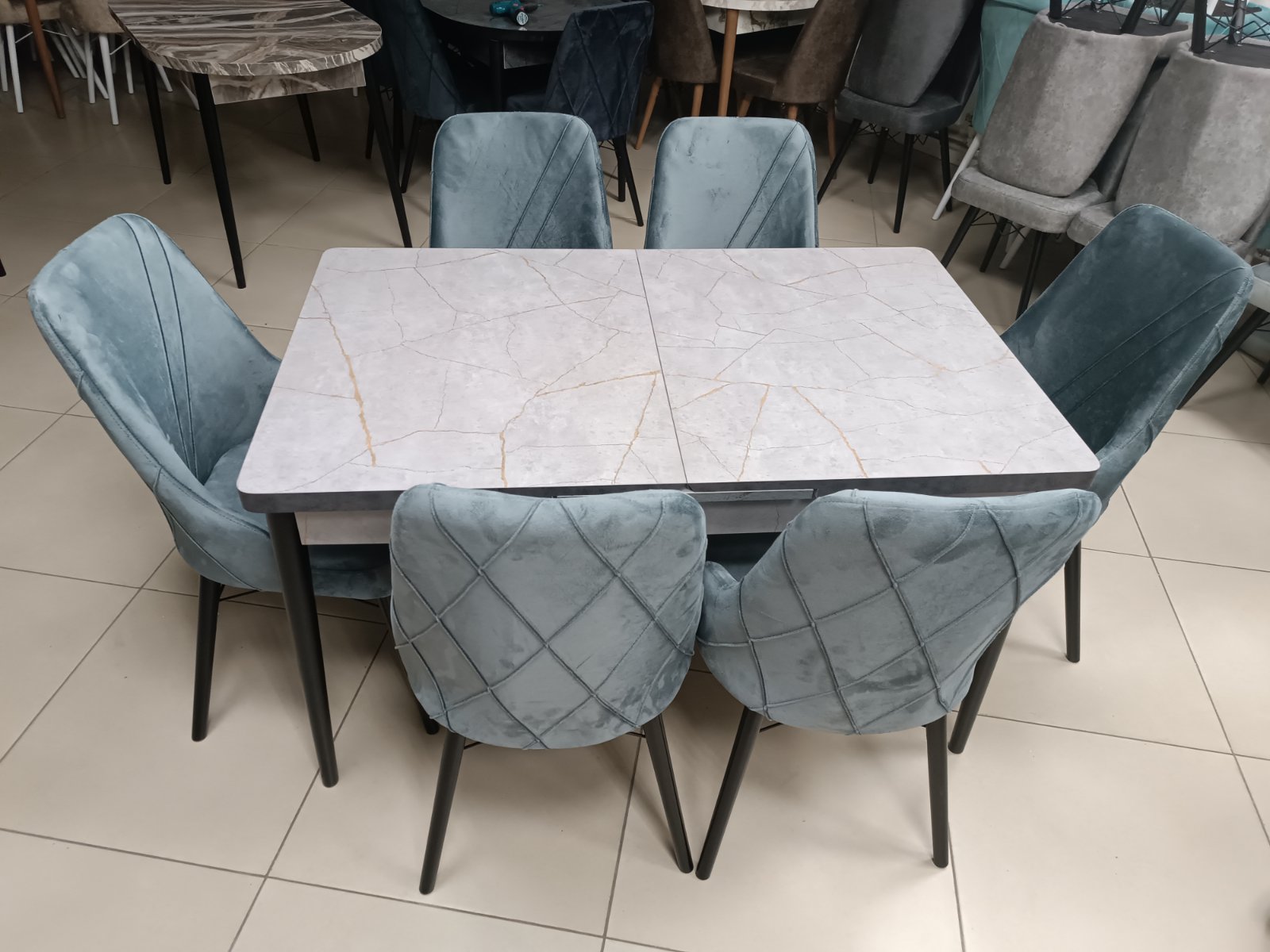 Set de masă ES 244 Premium (6 scaune)