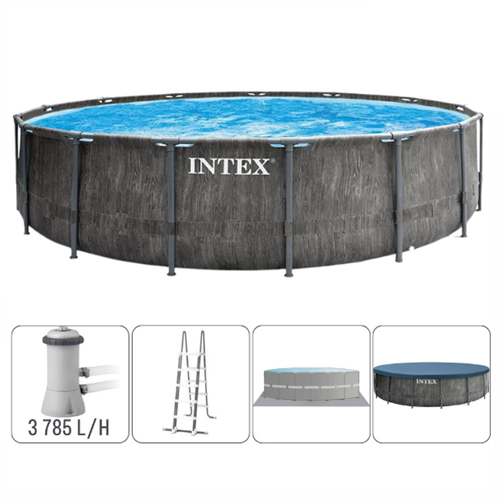 Piscină Intex Greywood Prism Frame Premium 457x122 cm