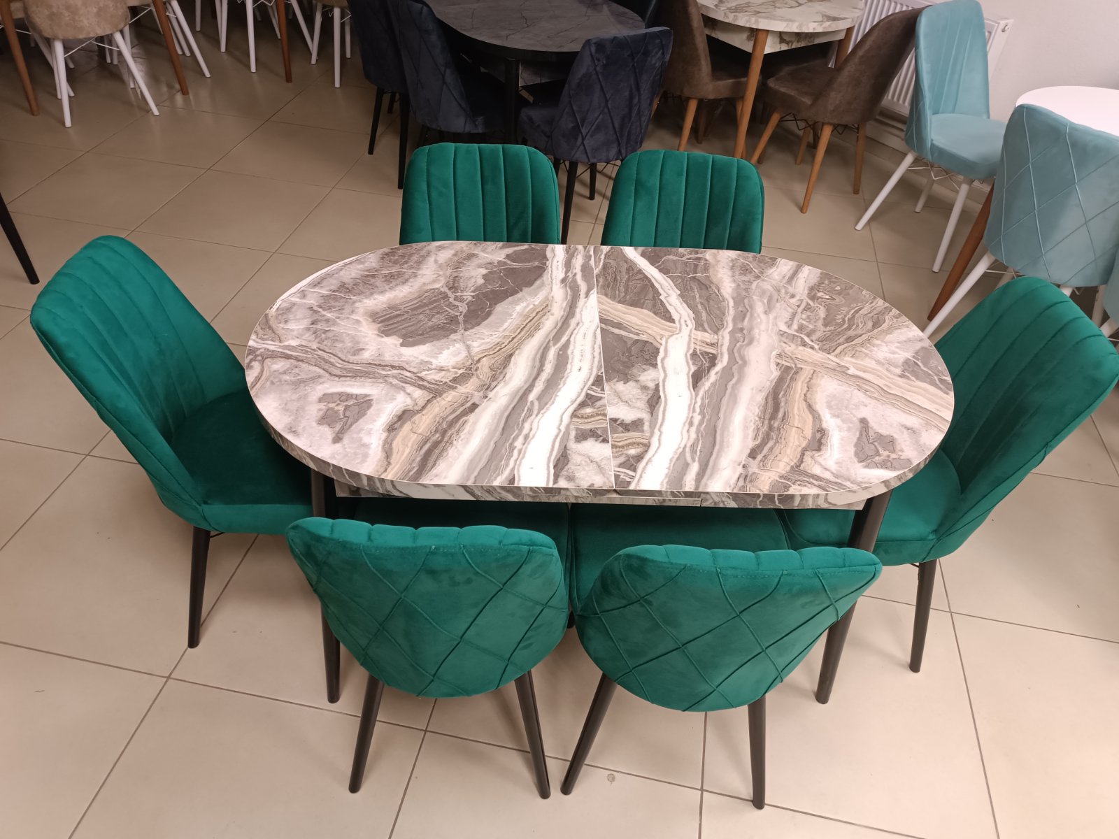 Set de masă ES 265 (6 scaune)