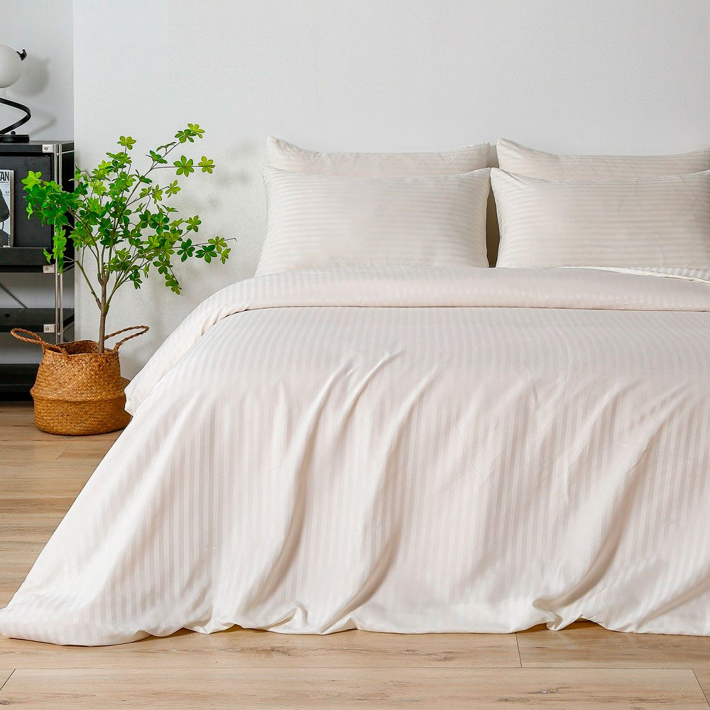 Lenjerie de pat Relaxe Hotel Collection Crem (2 persoane)