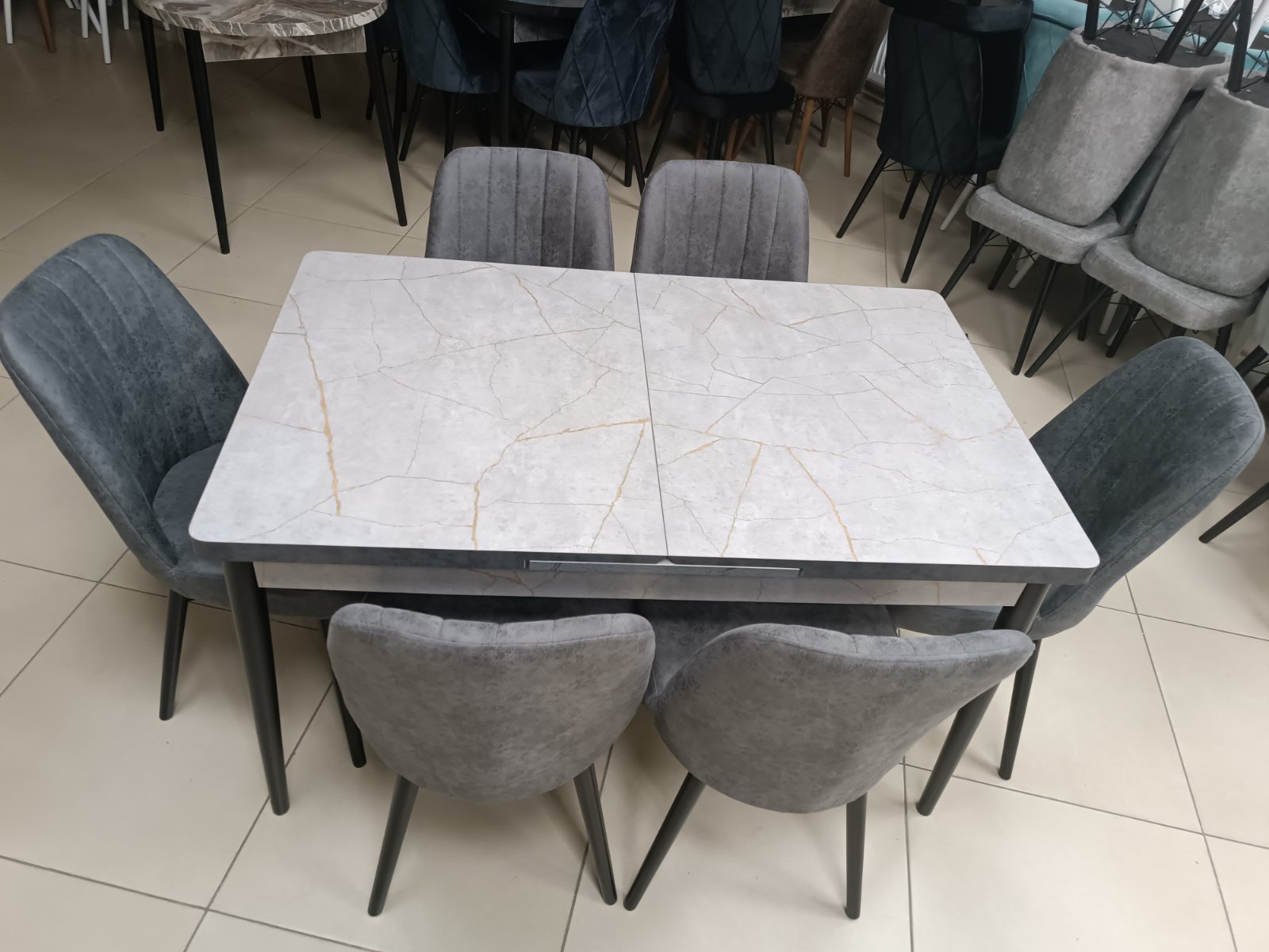Set de masă ES 240 (6 scaune)
