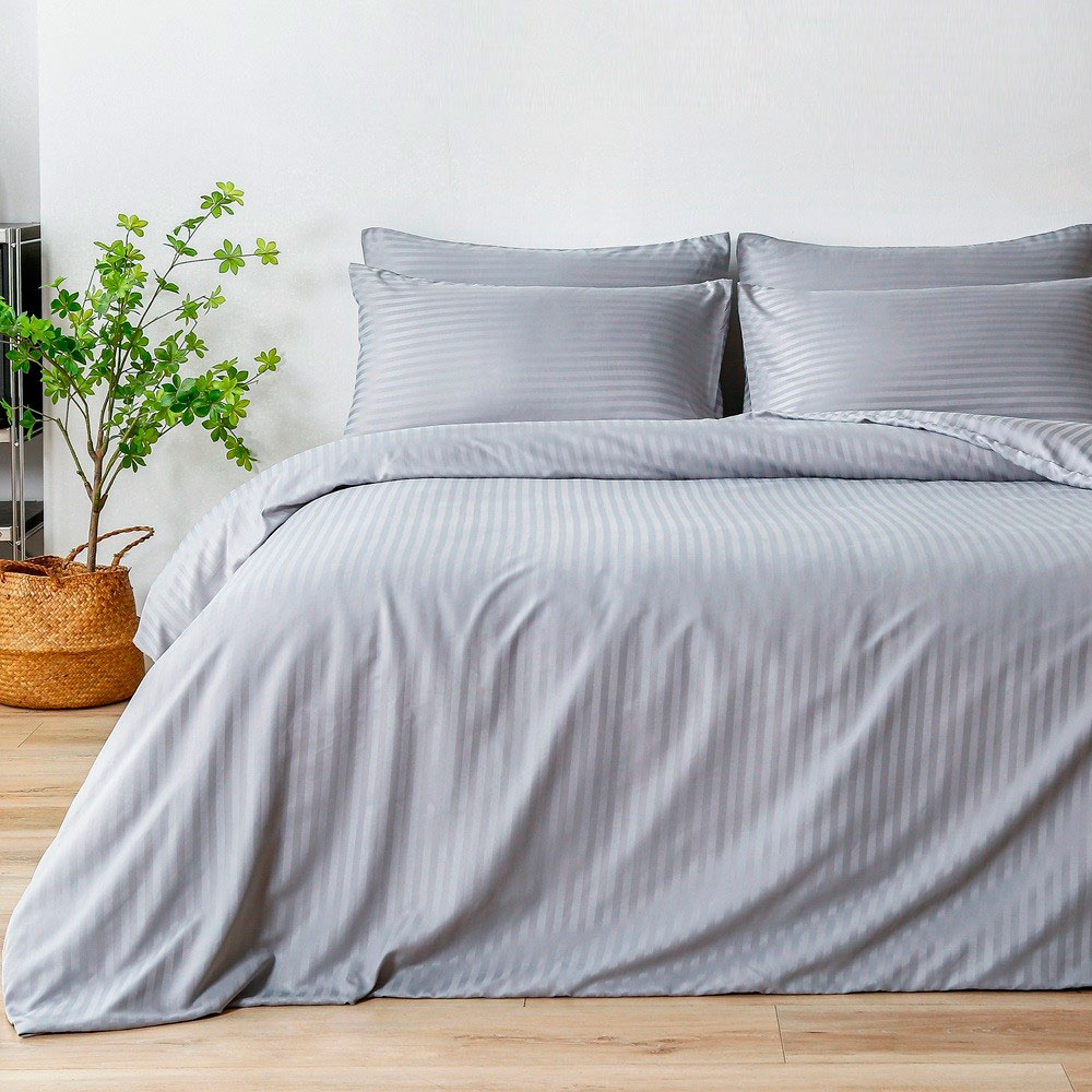 Lenjerie de pat Relaxe Hotel Collection Gri (2 persoane)