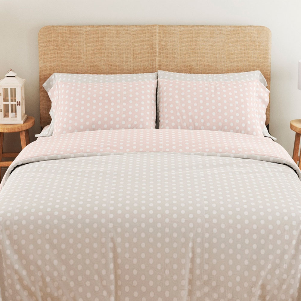 Lenjerie de pat Relaxe Soft Dreams Paste Dots (2 persoane Euro)