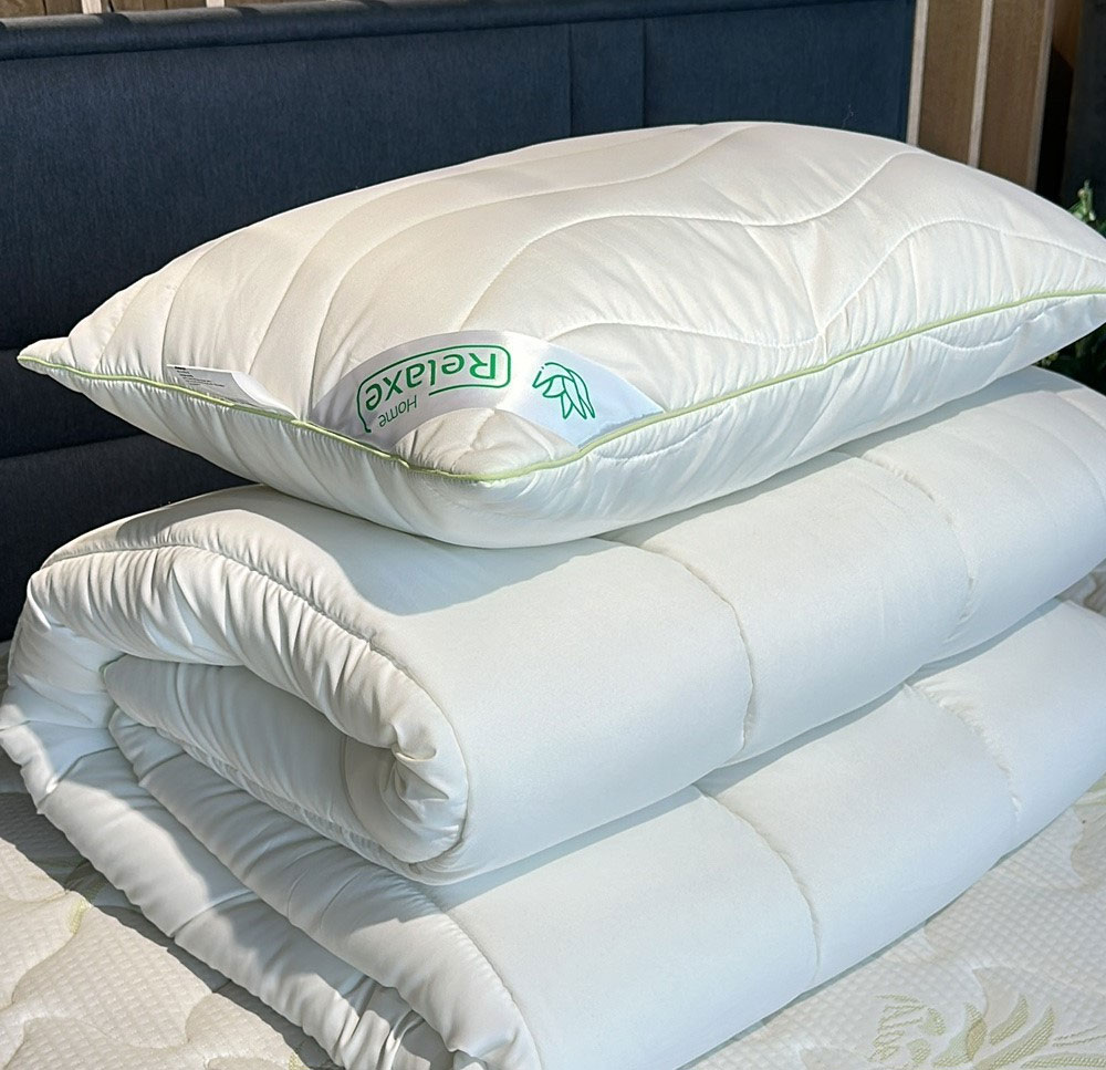 Комплект одеяло и подушки Relaxe Home Aloe Vera 145x210 cm